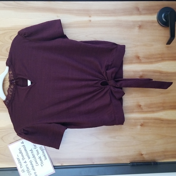 No Boundaries Purple Blouse - Picture 5 of 8